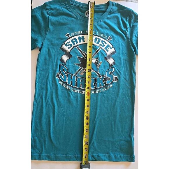 NHL San Jose Sharks Boys XL 16/18 Tee Shirt Graphic - Picture 7 of 9